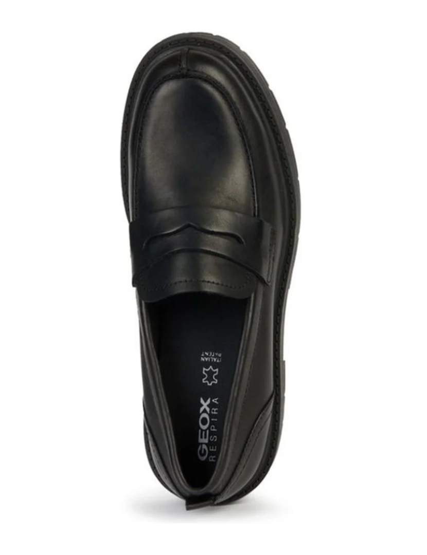 imagem de Geox Black Loafers Calçados Femininos5