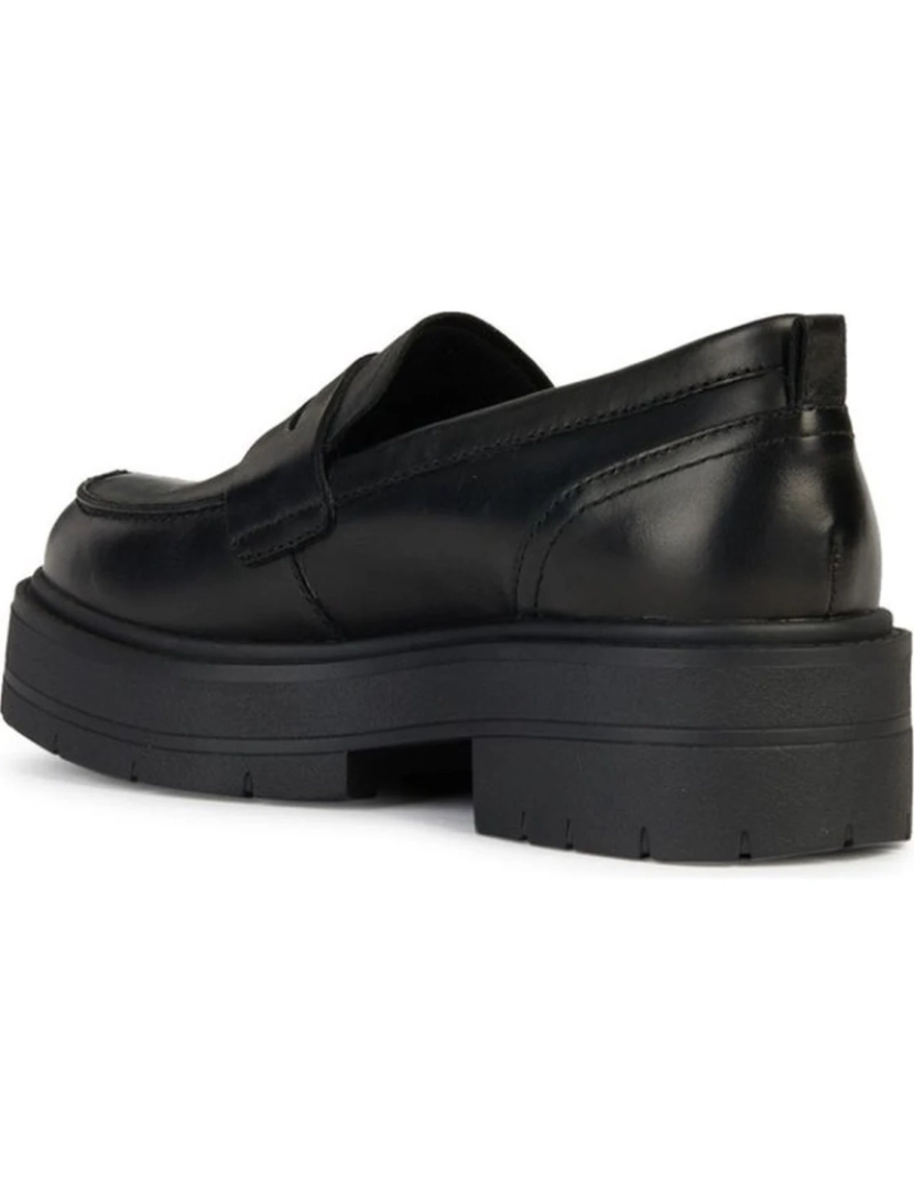 imagem de Geox Black Loafers Calçados Femininos7