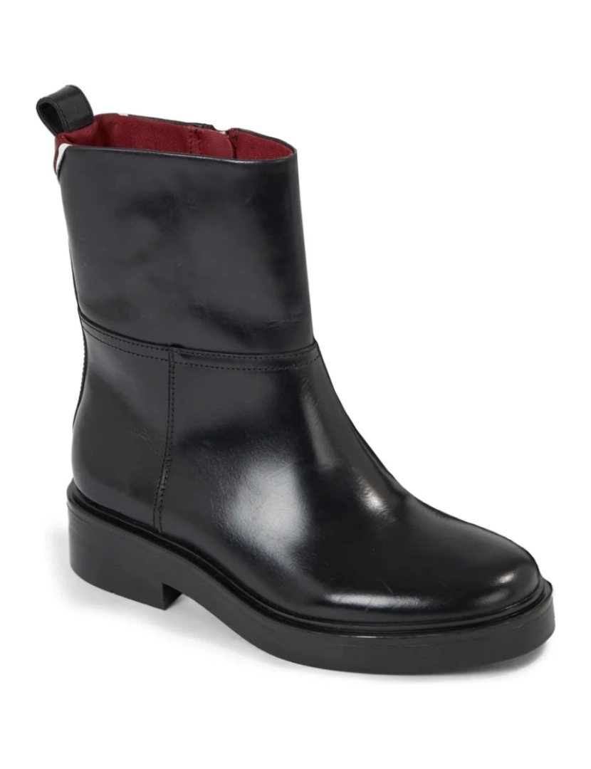 Tommy Hilfiger - Tommy Hilfiger Preto Booties Calçados Femininos