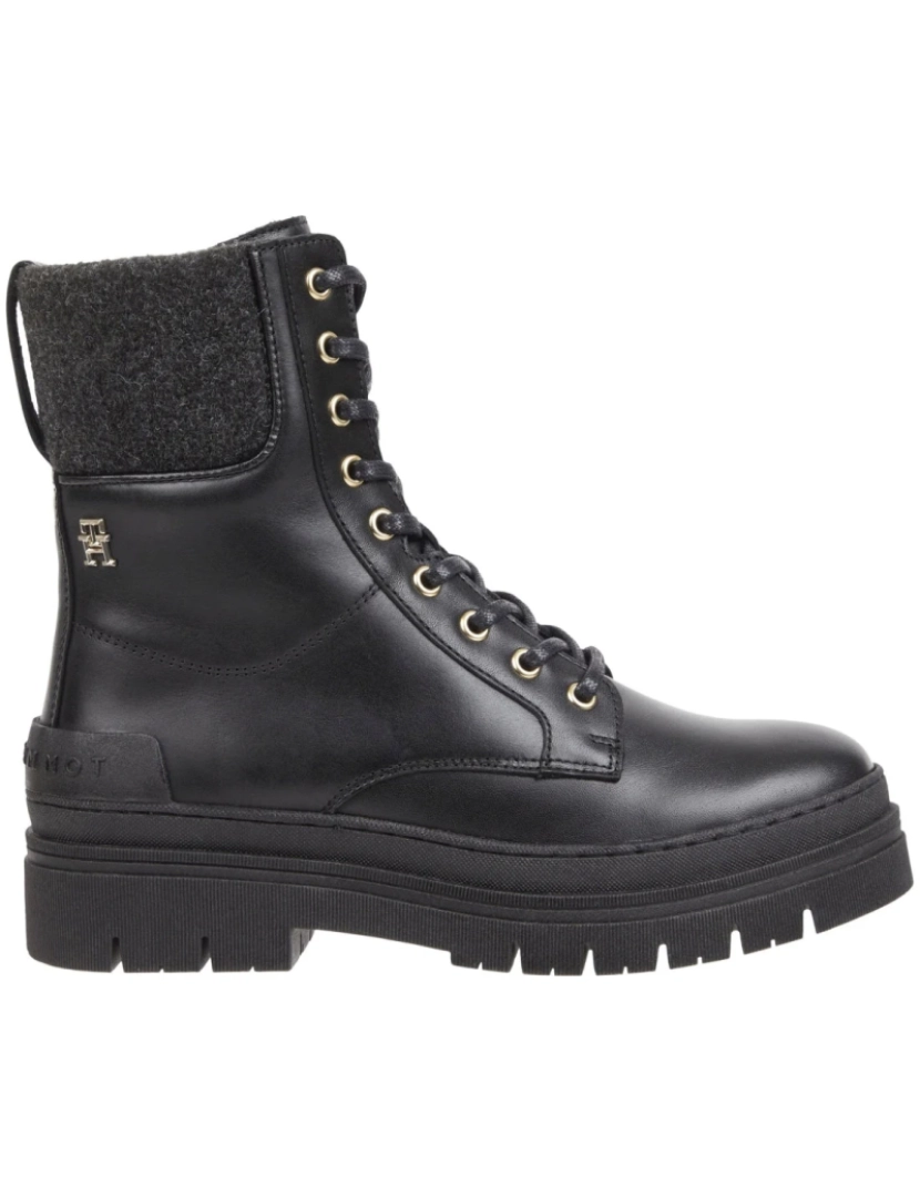 imagem de Tommy Hilfiger Preto Booties Calçados Femininos3