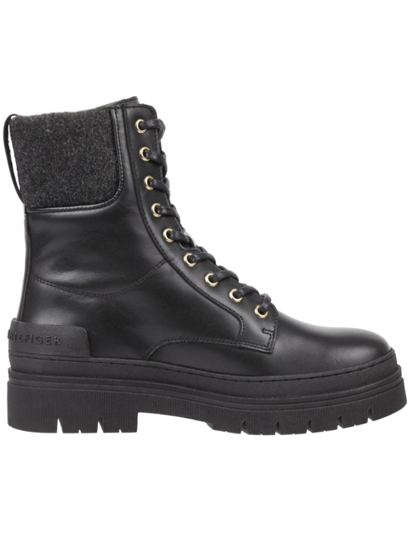 imagem de Tommy Hilfiger Preto Booties Calçados Femininos6