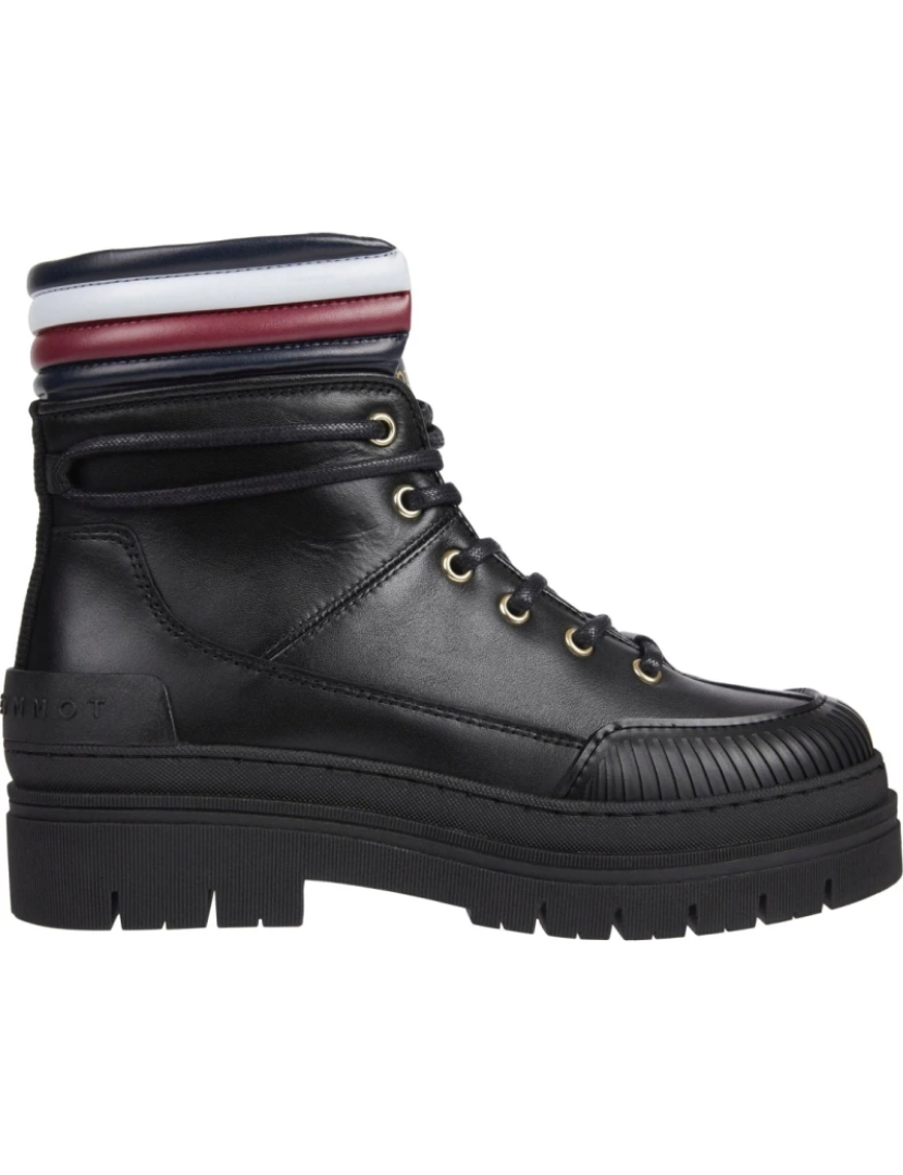 imagem de Tommy Hilfiger Preto Booties Calçados Femininos3