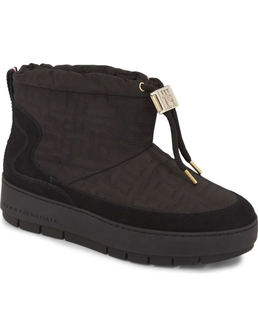 imagem de Tommy Hilfiger Preto Booties Calçados Femininos2