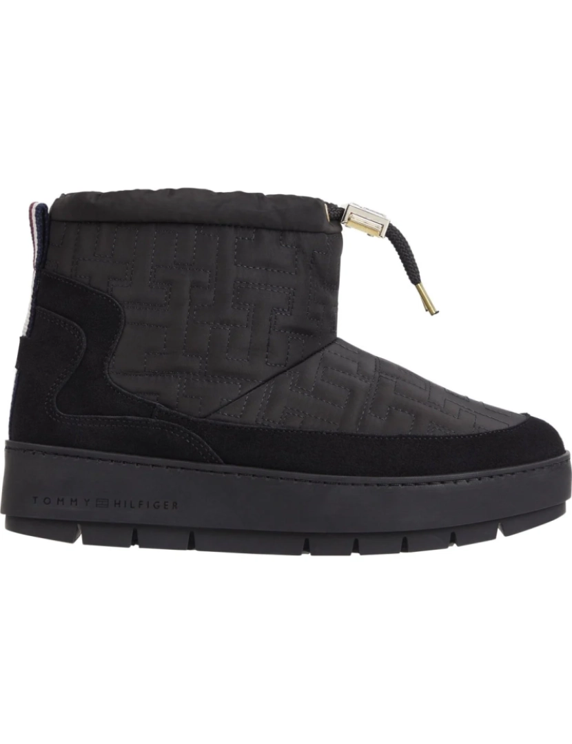 imagem de Tommy Hilfiger Preto Booties Calçados Femininos3