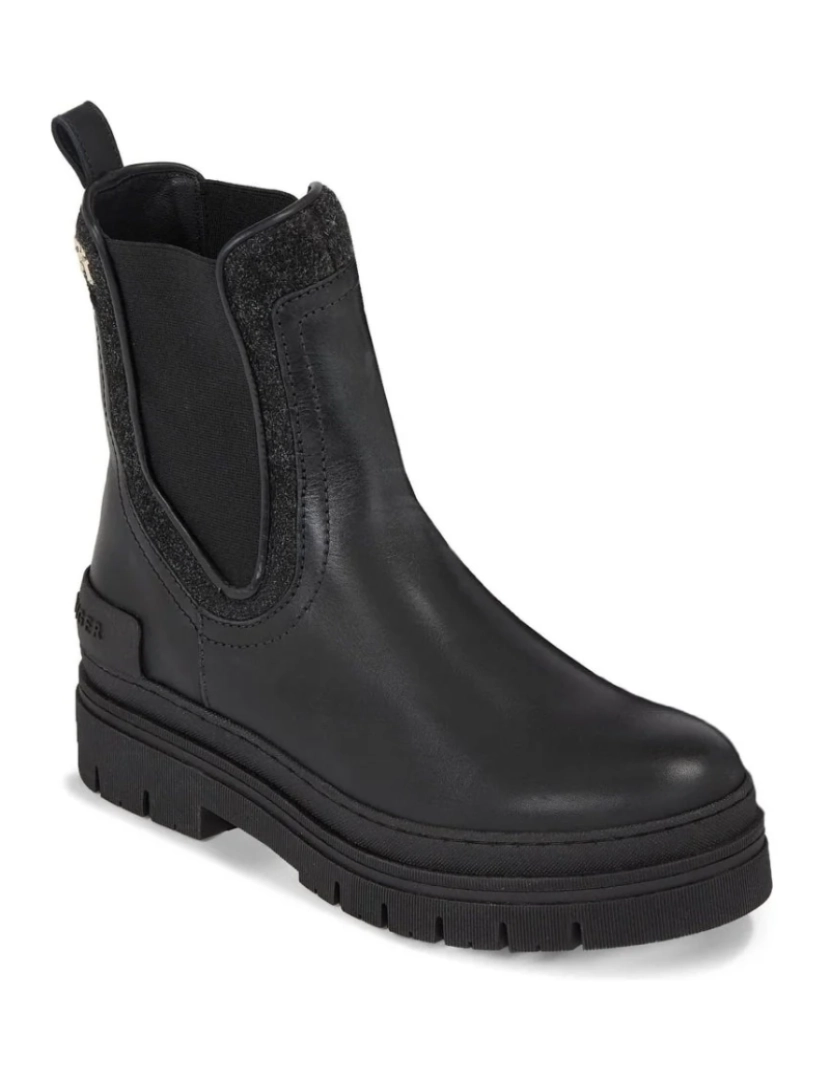 imagem de Tommy Hilfiger Preto Booties Calçados Femininos2