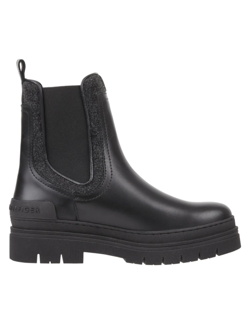 imagem de Tommy Hilfiger Preto Booties Calçados Femininos6