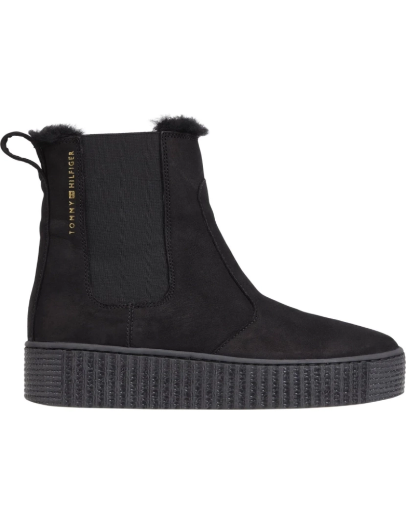 imagem de Tommy Hilfiger Preto Booties Calçados Femininos2