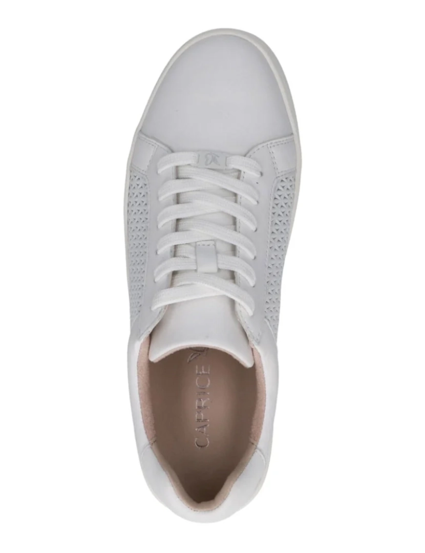 imagem de Caprice Branco Trainers sapatos femininos7