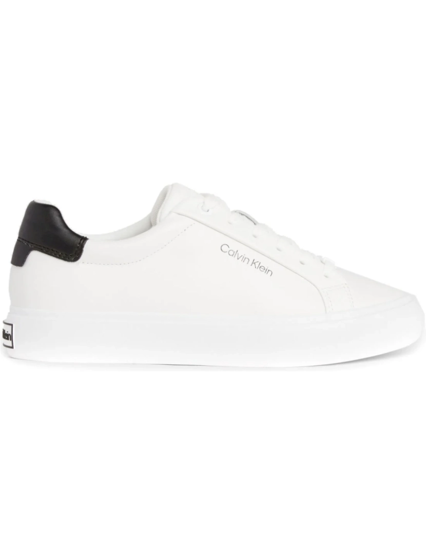 imagem de Calvin Klein Branco Trainers sapatos femininos3