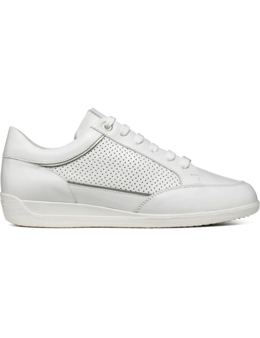 Geox - Geox White Trainers Calçados Femininos