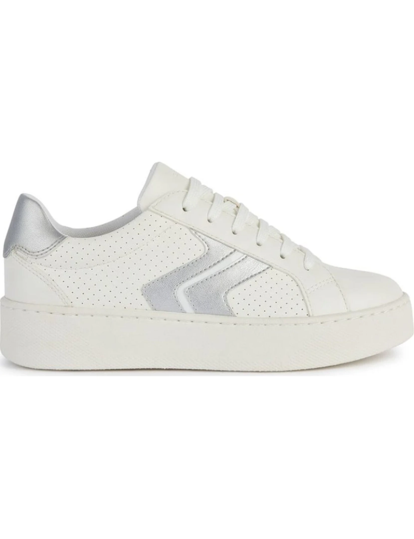 imagem de Geox White Trainers Calçados Femininos2