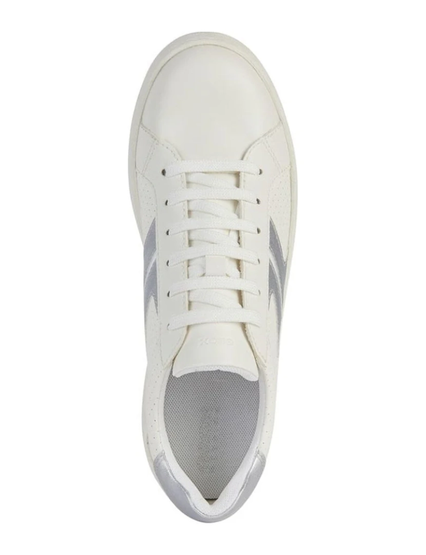 imagem de Geox White Trainers Calçados Femininos6