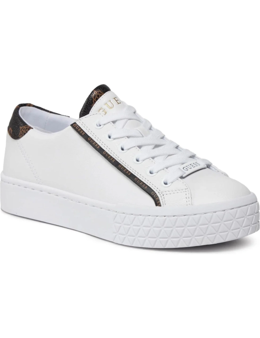 Guess - Adivinha Branco Trainers Calçados Femininos