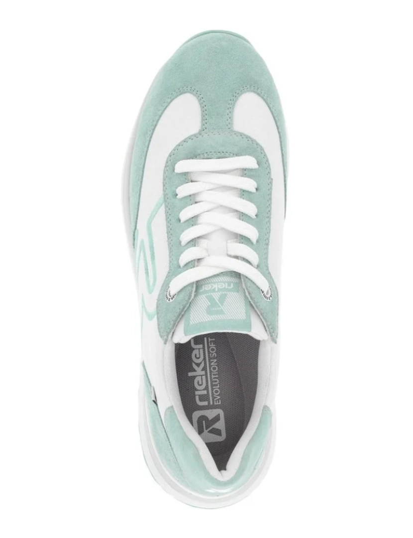 imagem de Rieker Branco Trainers sapatos femininos5