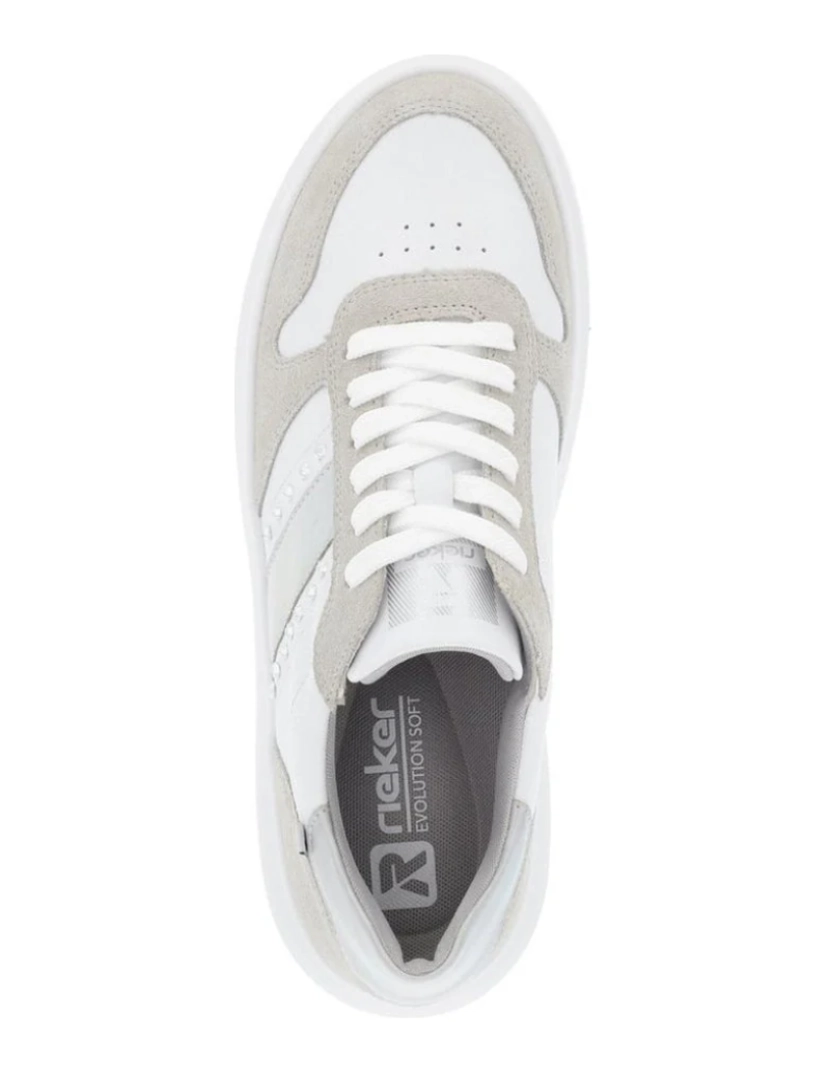 imagem de Rieker Branco Trainers sapatos femininos5