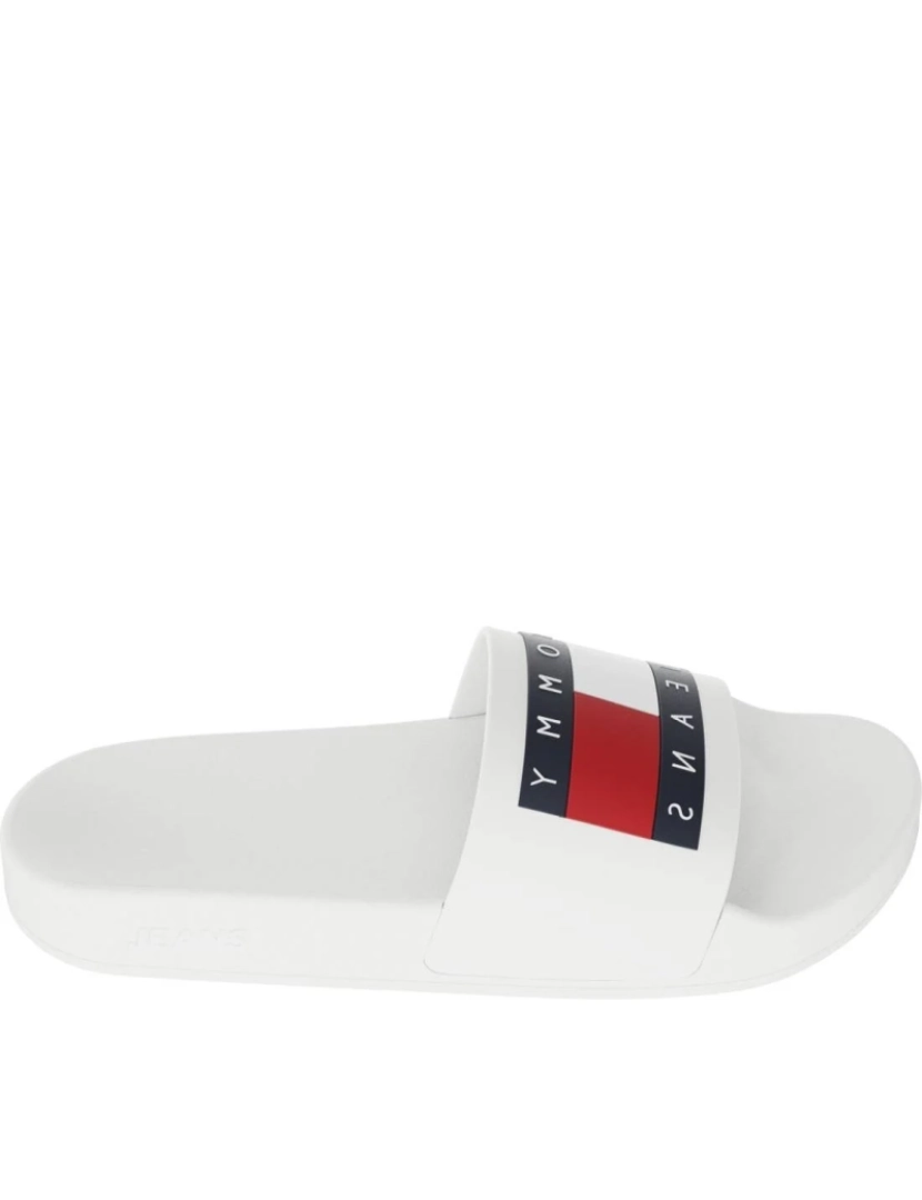 imagem de Tommy Jeans Bege Flip Flops sapatos femininos3