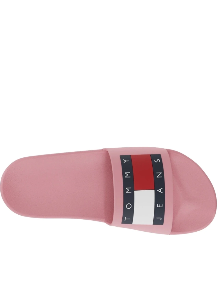 imagem de Tommy Jeans rosa Flip Flops sapatos femininos4