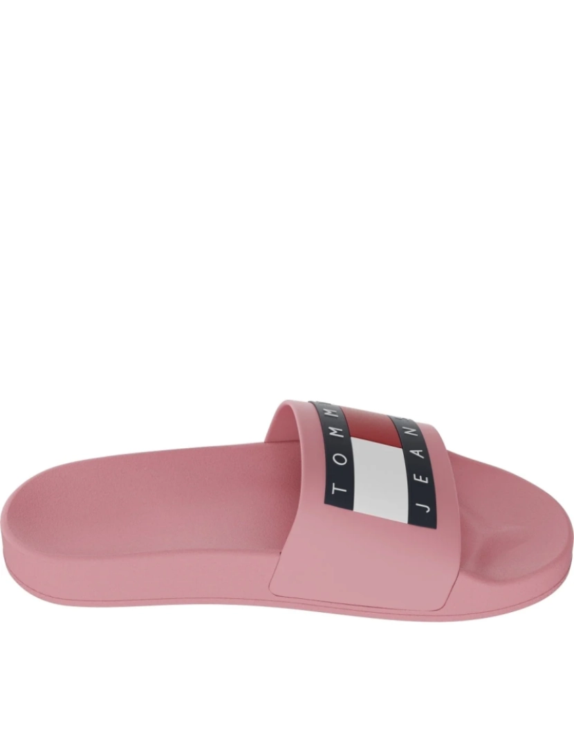 imagem de Tommy Jeans rosa Flip Flops sapatos femininos6