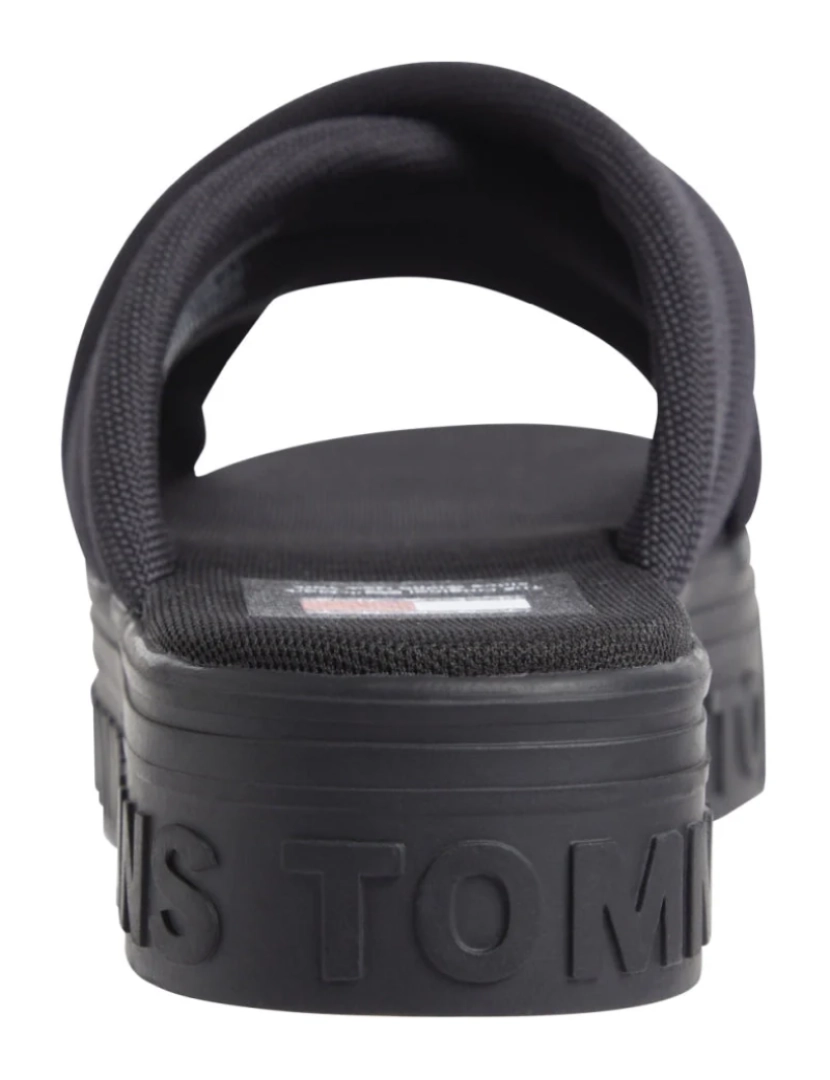 imagem de Tommy Jeans sandálias pretas sapatos femininos5