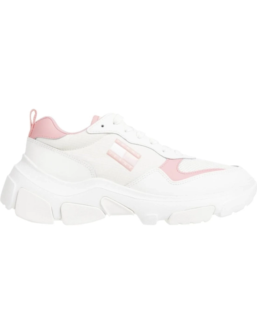 imagem de Tommy Jeans Pink Trainers sapatos femininos3