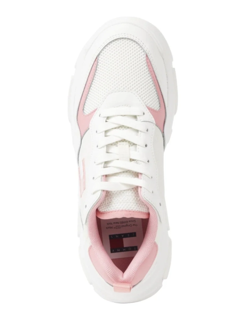 imagem de Tommy Jeans Pink Trainers sapatos femininos4