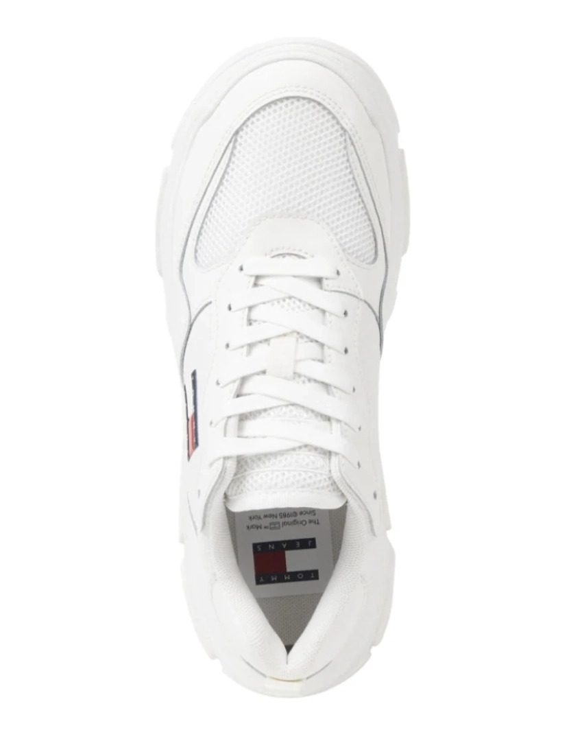 imagem de Tommy Jeans Bege Trainers sapatos femininos4