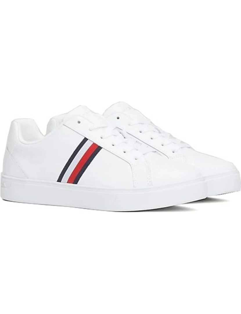 imagem de Tommy Hilfiger Branco Trainers sapatos femininos2