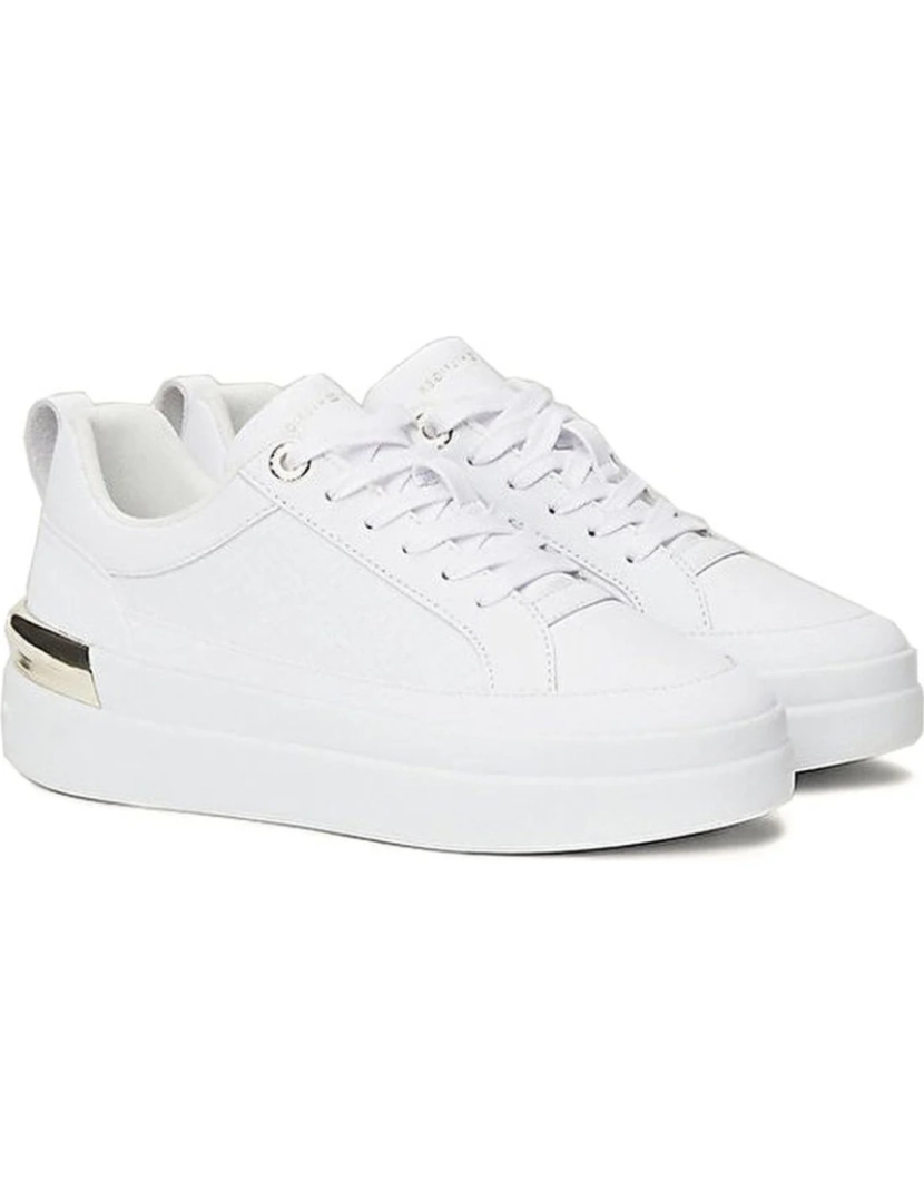 imagem de Tommy Hilfiger Branco Trainers sapatos femininos2