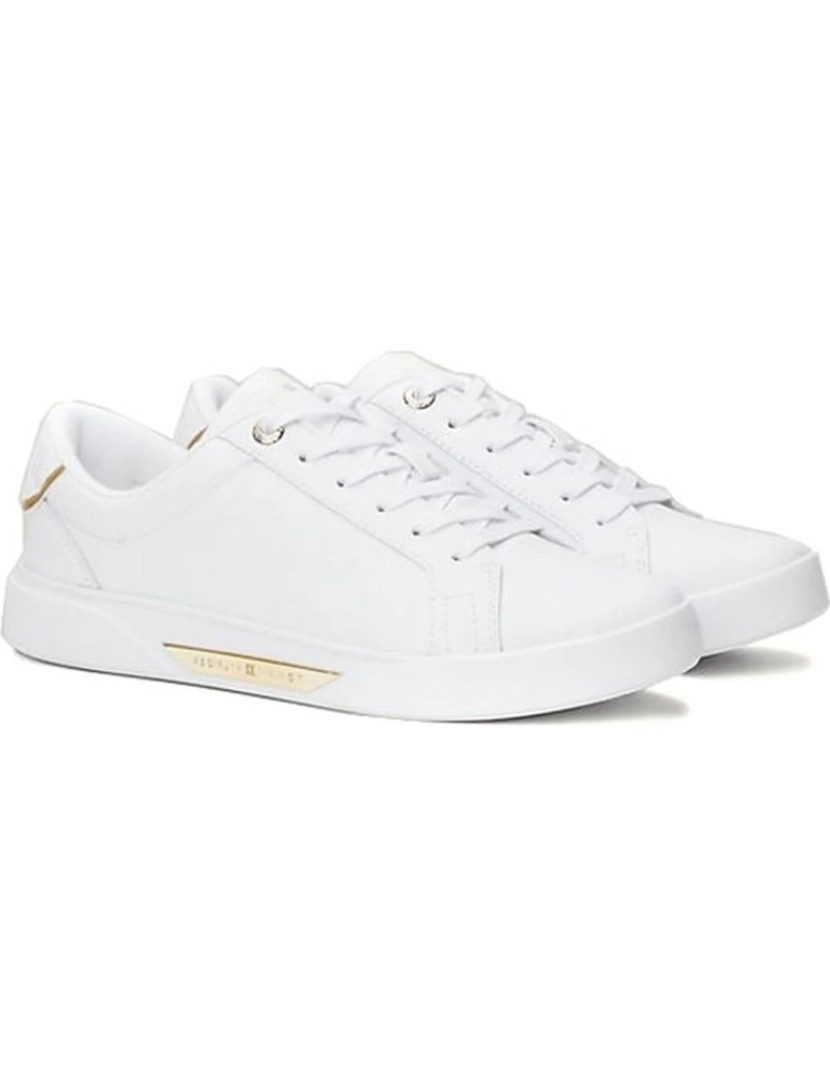 imagem de Tommy Hilfiger Branco Trainers sapatos femininos2