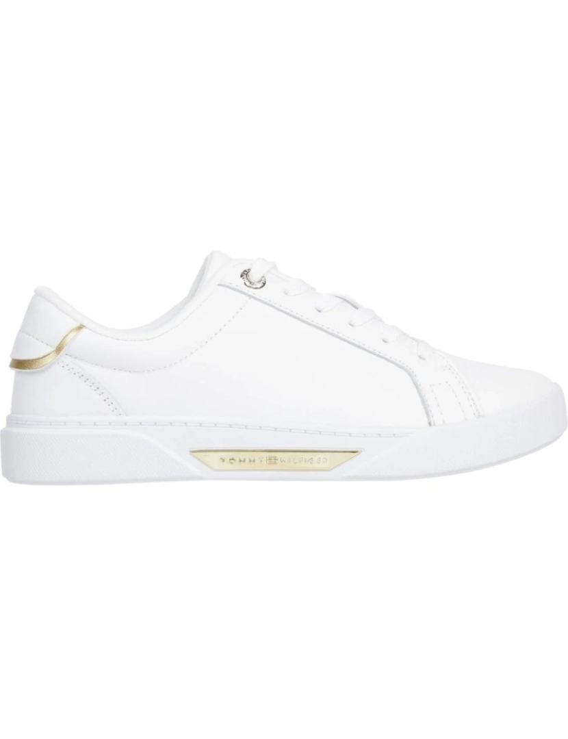 imagem de Tommy Hilfiger Branco Trainers sapatos femininos3