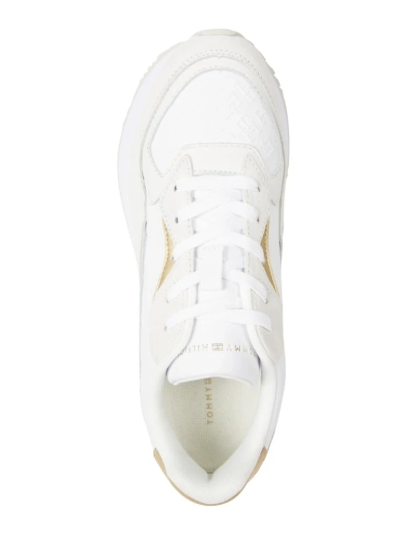 imagem de Tommy Hilfiger Branco Trainers sapatos femininos4