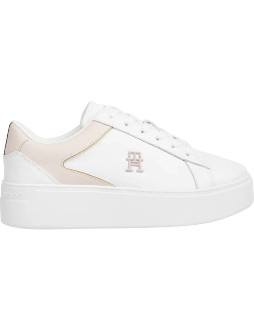 imagem de Tommy Hilfiger Branco Trainers sapatos femininos2