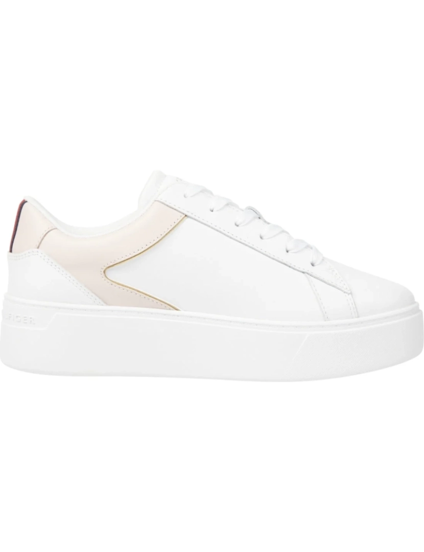 imagem de Tommy Hilfiger Branco Trainers sapatos femininos5