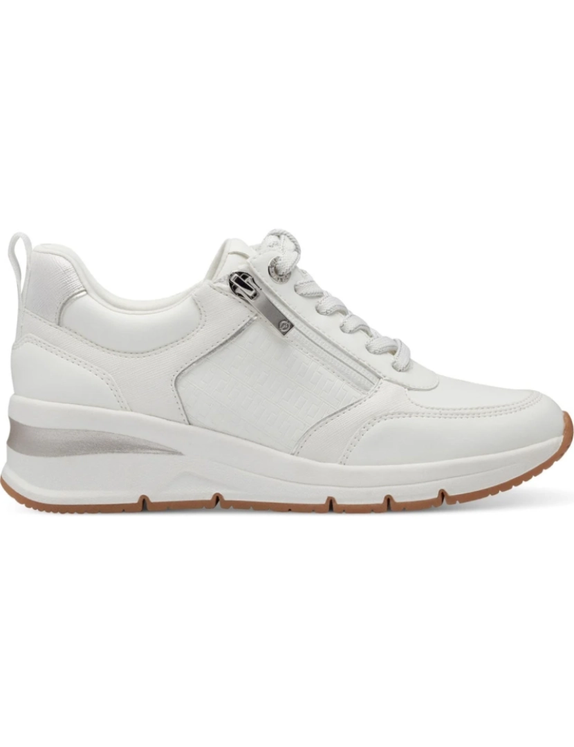 imagem de Tamaris Branco Trainers sapatos femininos3