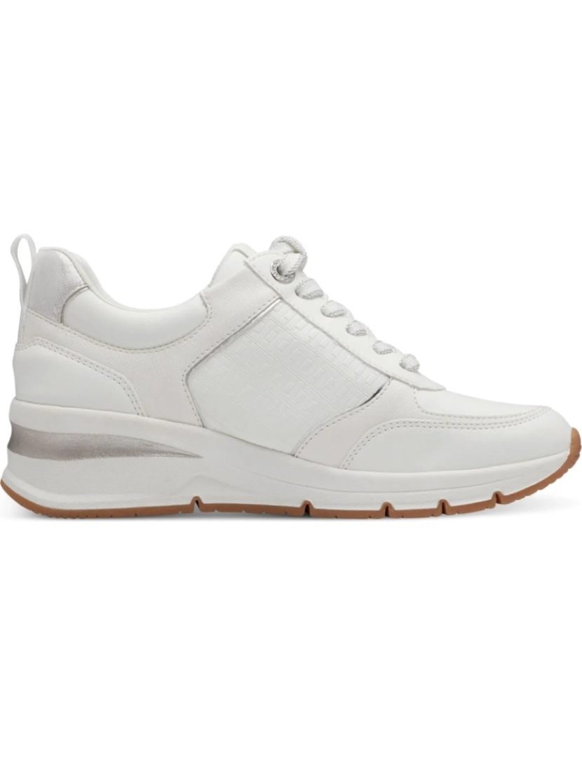 imagem de Tamaris Branco Trainers sapatos femininos4