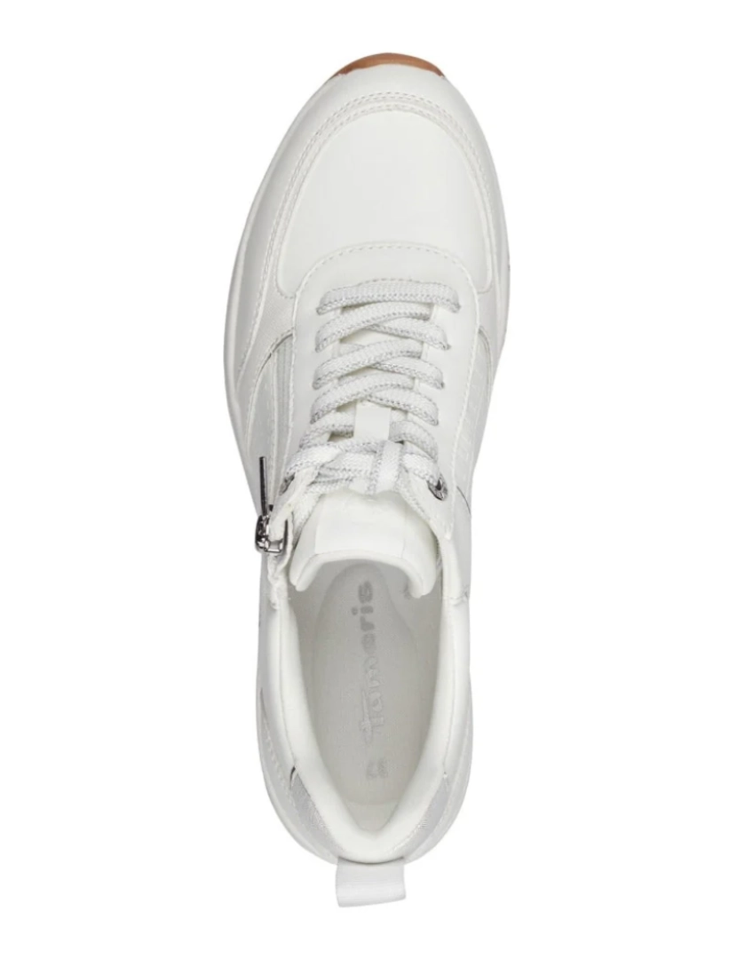 imagem de Tamaris Branco Trainers sapatos femininos5