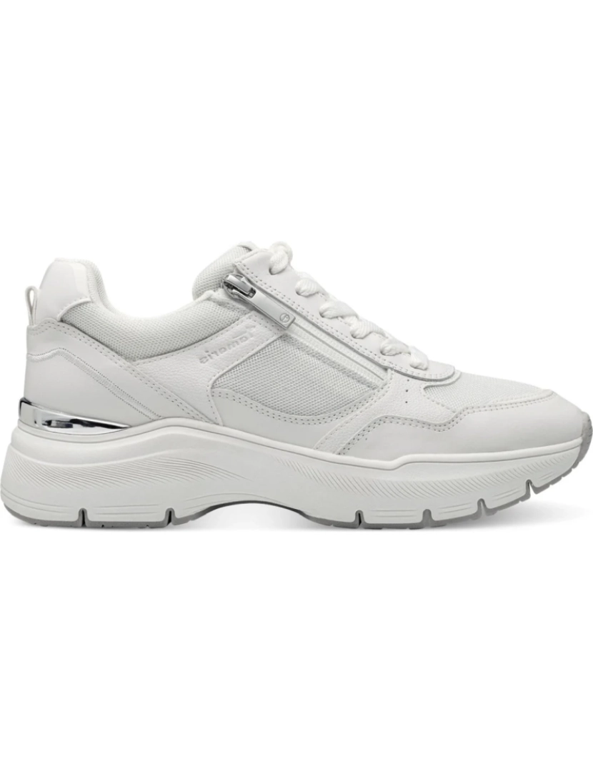 imagem de Tamaris Branco Trainers sapatos femininos3