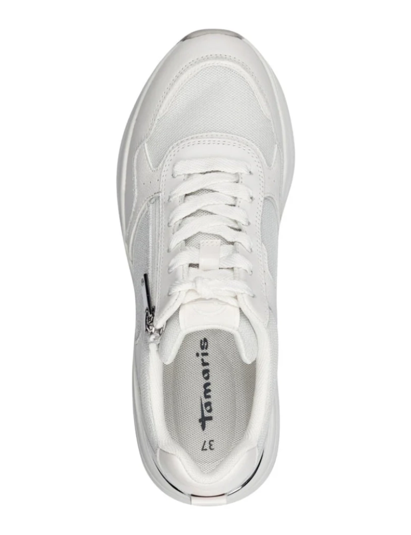 imagem de Tamaris Branco Trainers sapatos femininos5