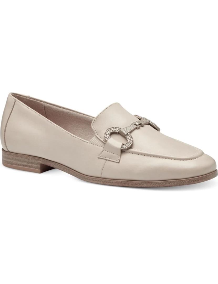 Tamaris - Tamaris Bege Loafers sapatos femininos