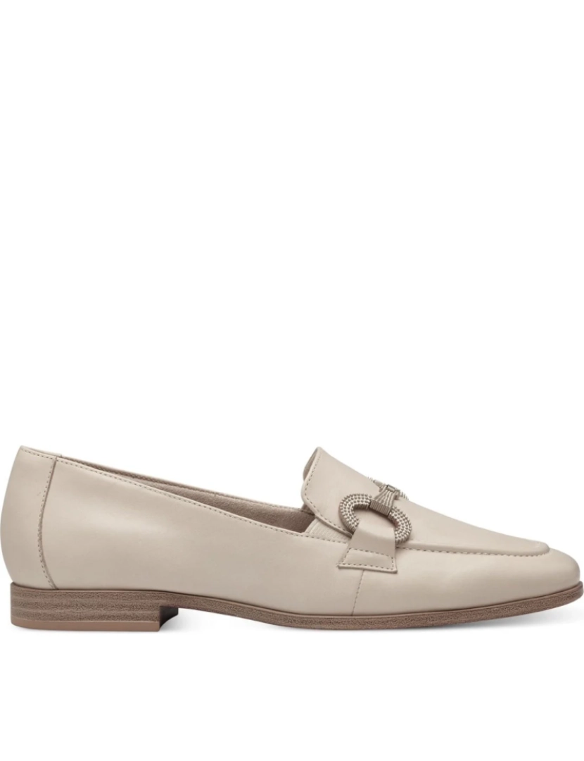 imagem de Tamaris Bege Loafers sapatos femininos3