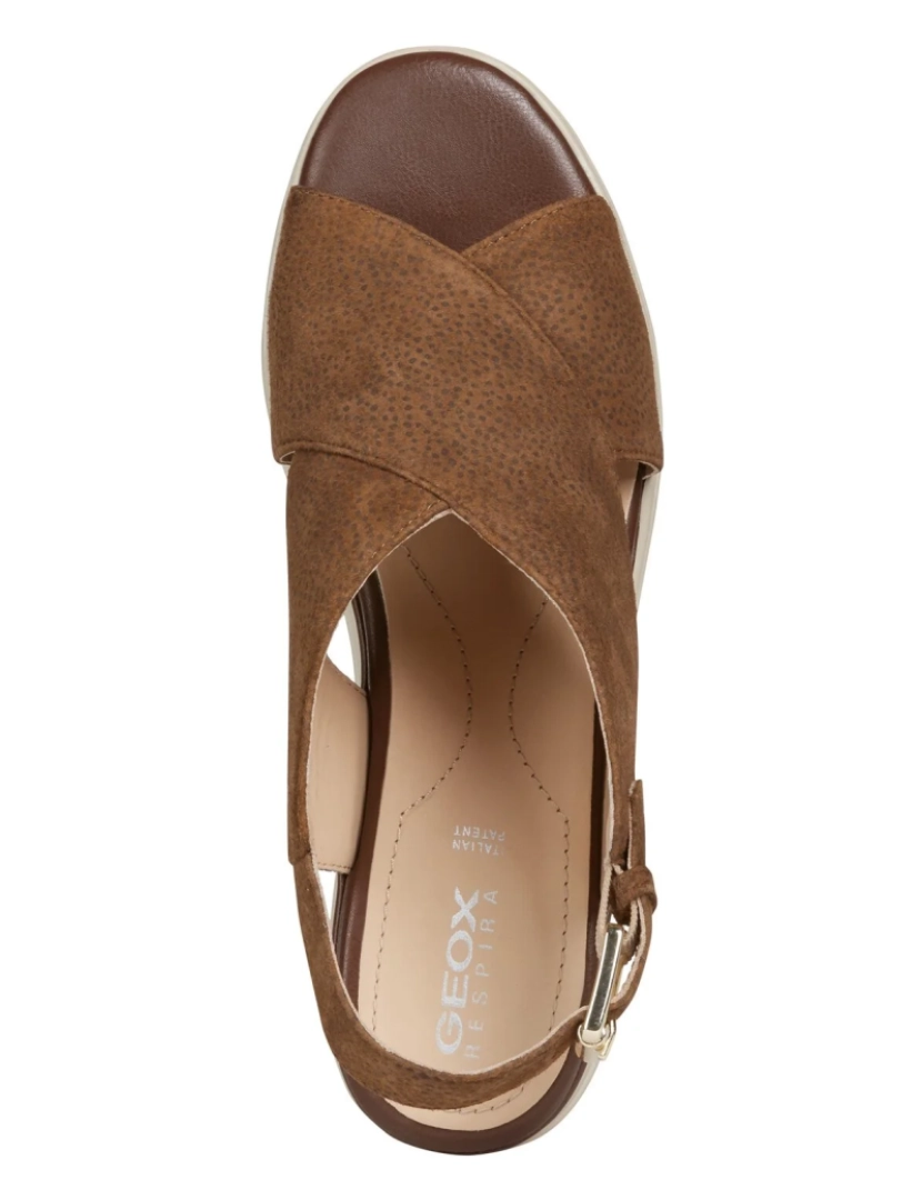 imagem de Geox Brown Sandals sapatos de mulheres7