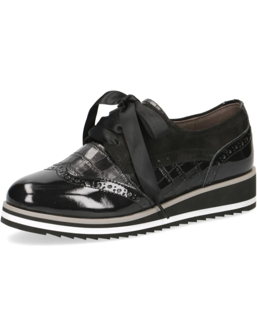 Caprice - Caprice Preto Flats Calçados Femininos