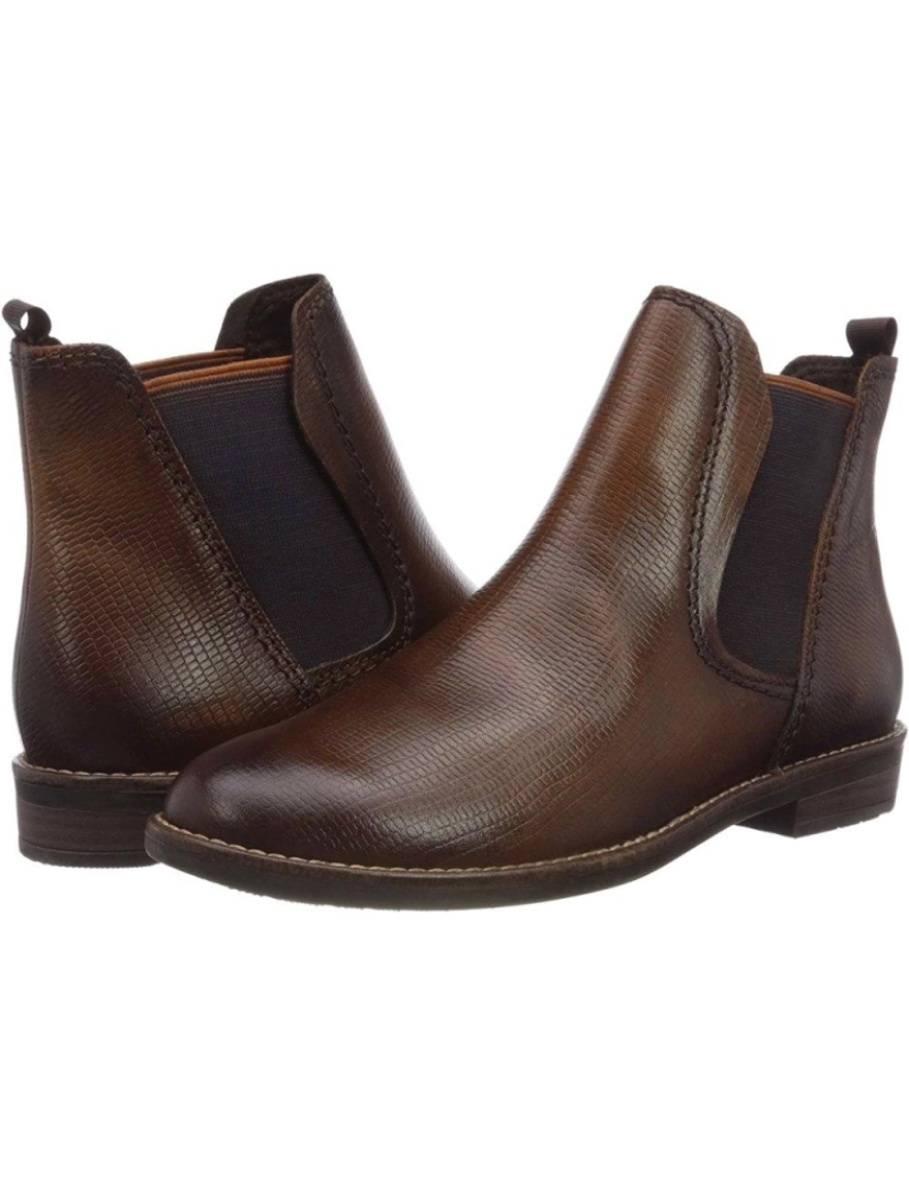 imagem de Marco Tozzi Brown Booties Calçados Femininos4