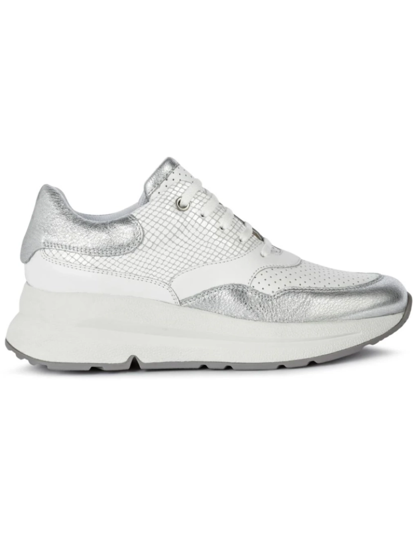 Geox - Geox White Trainers Calçados Femininos