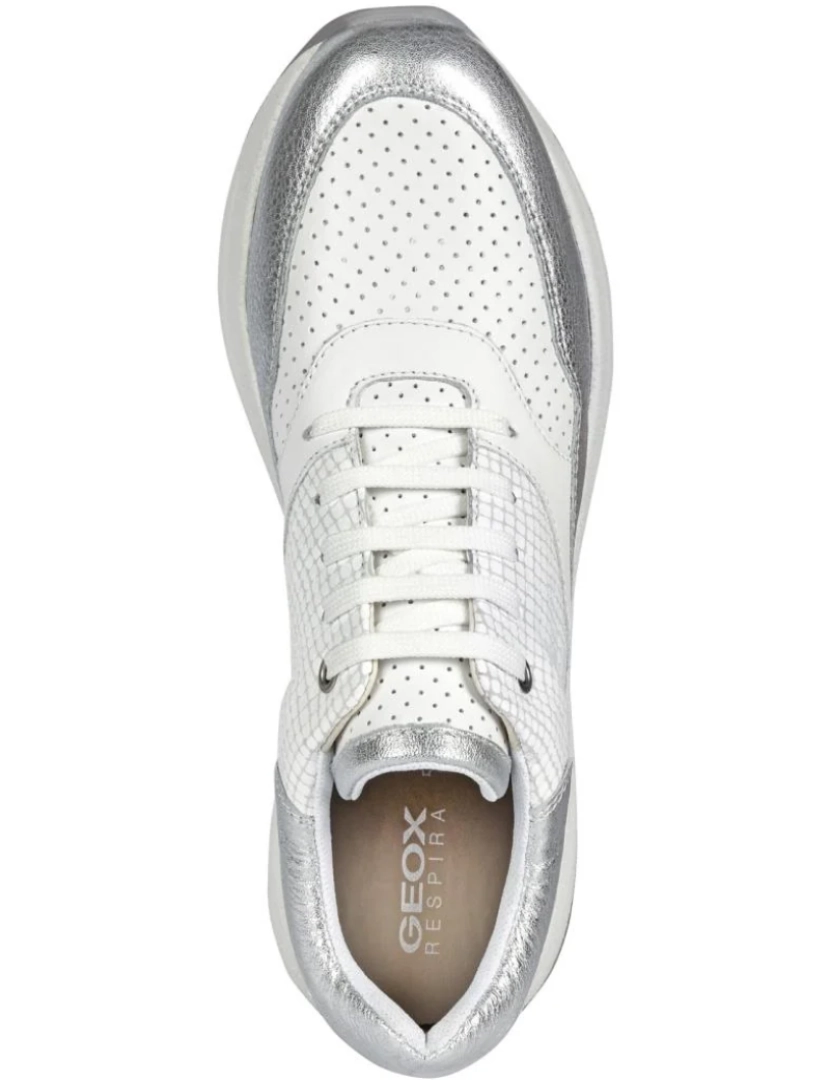 imagem de Geox White Trainers Calçados Femininos6