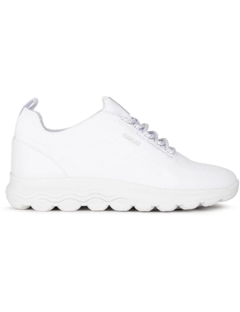 Geox - Geox White Trainers Calçados Femininos