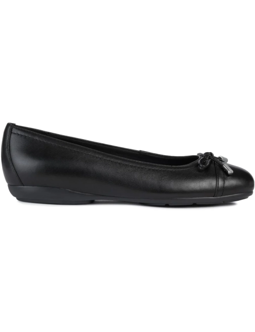 Geox - Geox Black Flats Calçados Femininos