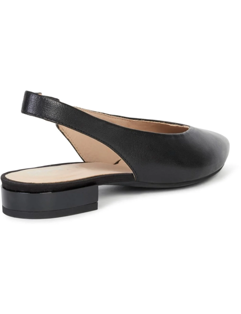 imagem de Geox Black Flats Calçados Femininos5