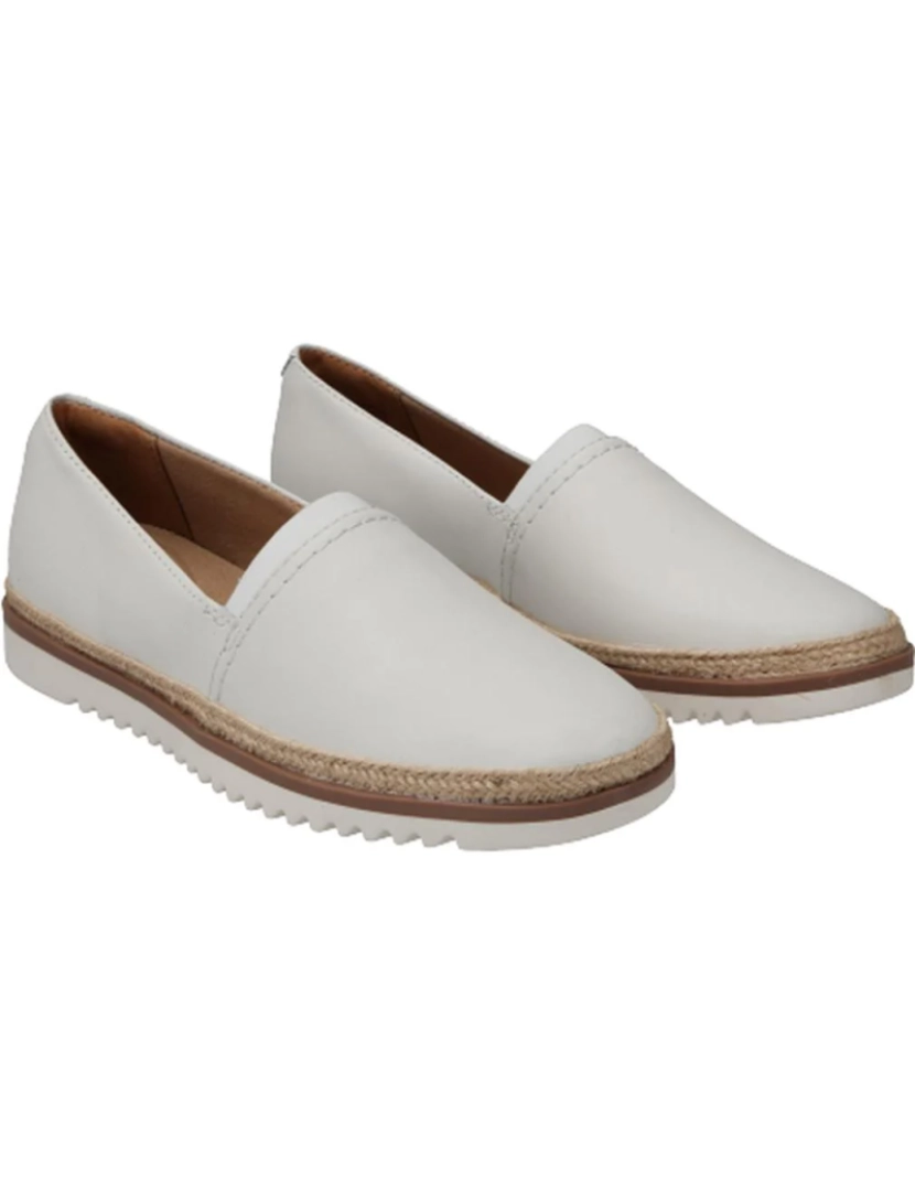 imagem de Clarks Branco Flats Calçados Femininos4