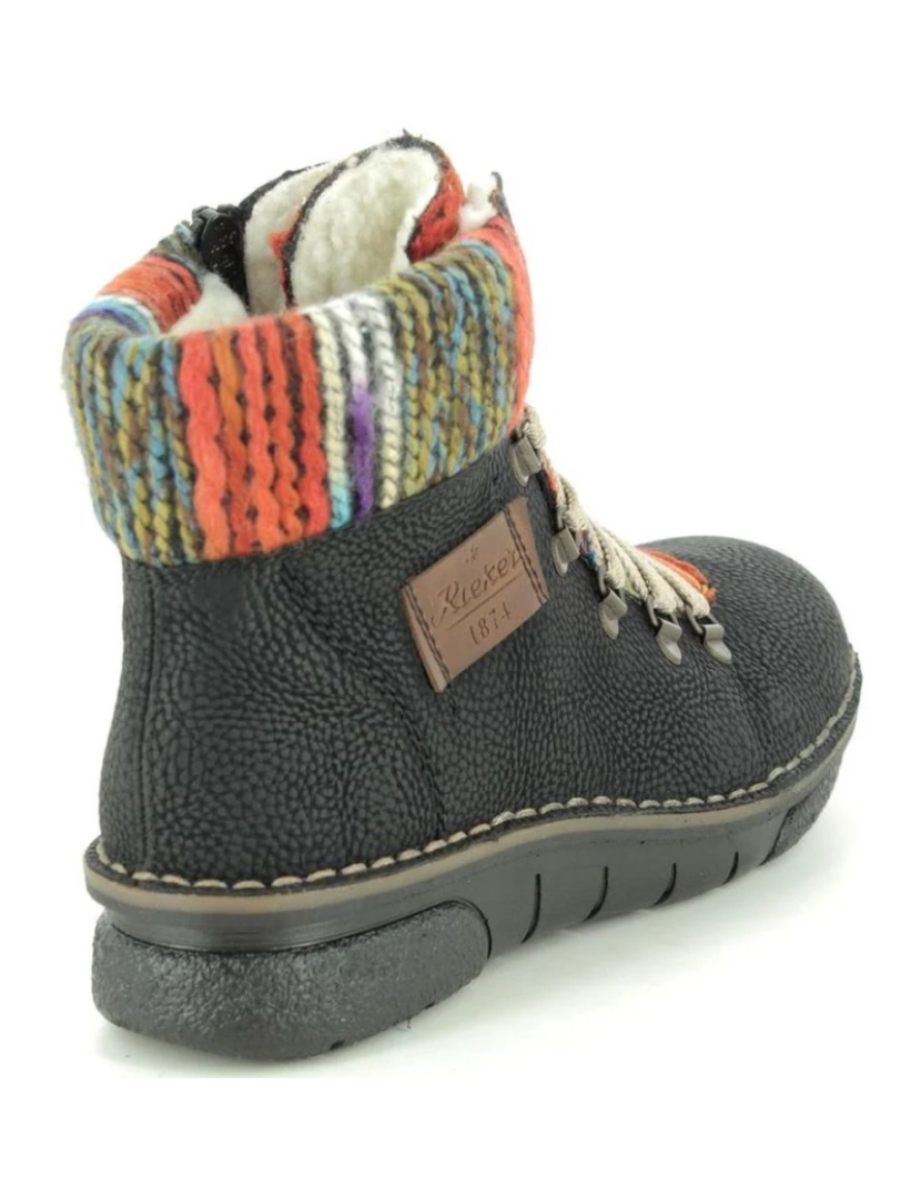 imagem de Rieker Preto Booties Calçados Femininos4